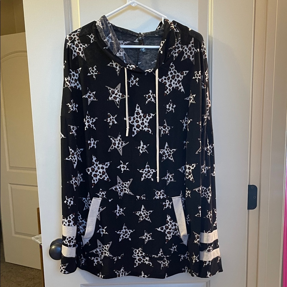Starry Black Women's Hoodie